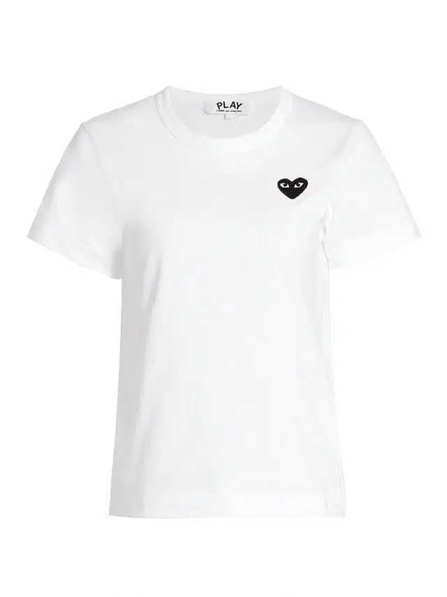 Comme des Garçons PLAY Women's Heart T-Shirt - White