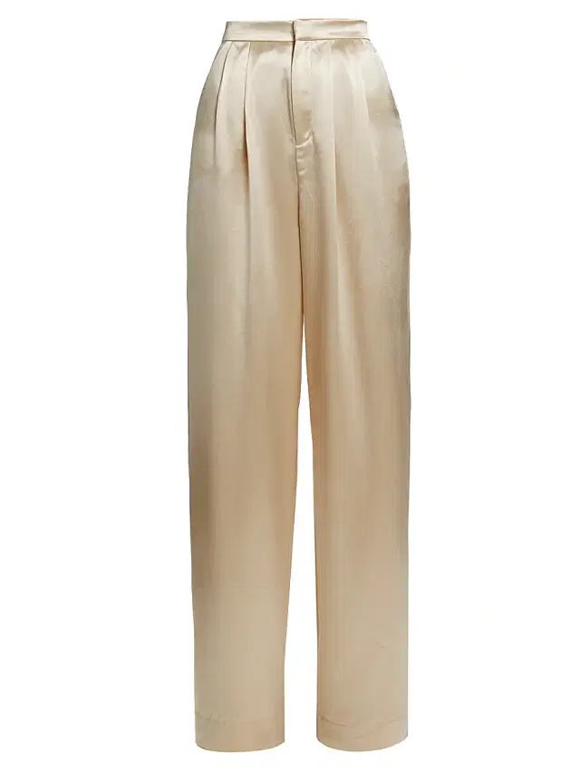 Nonchalant Label Women's Paris Pleated-Front Trousers - Blush