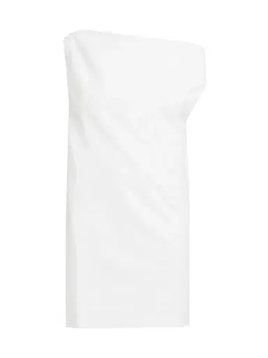Armarium Women's Tiche Cotton-Blend Draped Minidress - White | Thumbnail 1 Armarium Women's Tiche Cotton-Blend Draped Minidress - White | Thumbnail 1