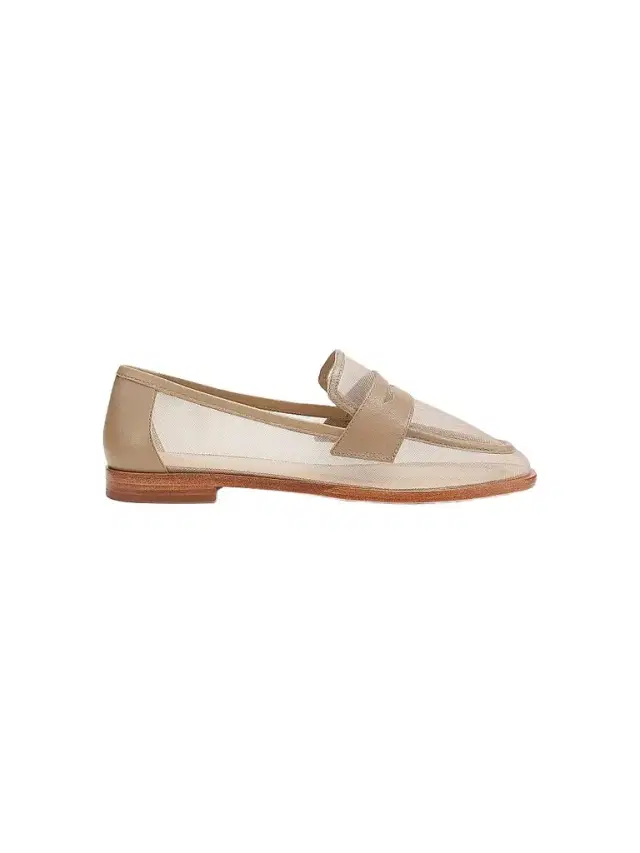 22élevé Women's Mesh Penny Loafers - Beige