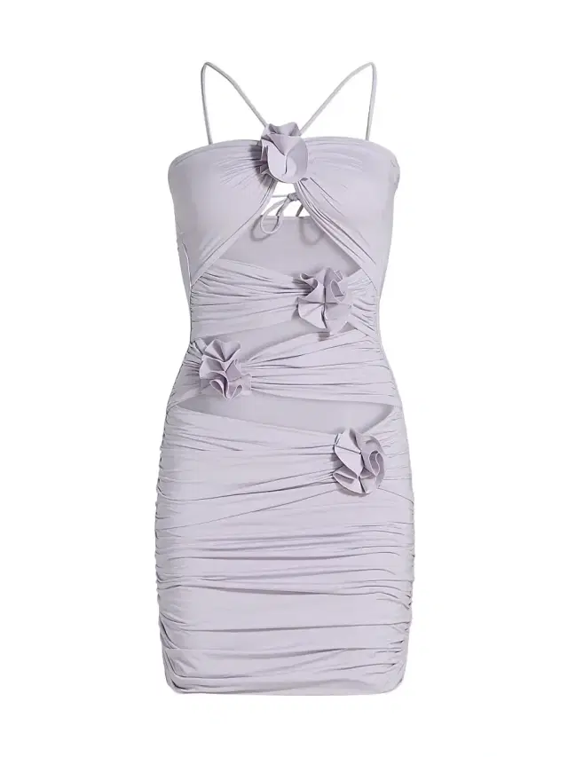 Maygel Coronel Women's Coari Floral Appliqué Cut-Out Minidress - Medusa
