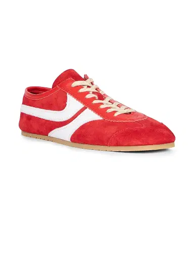 Dries Van Noten Men's Retro Leather Low-Top Sneakers | Thumbnail 2 Dries Van Noten Men's Retro Leather Low-Top Sneakers | Thumbnail 2