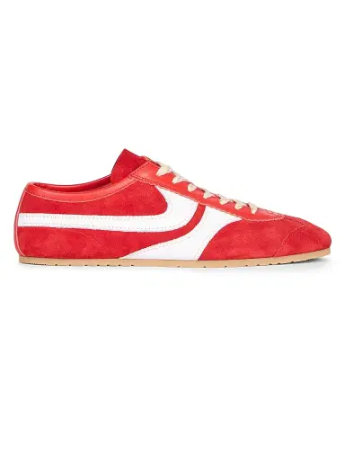 Dries Van Noten Men's Retro Leather Low-Top Sneakers | Thumbnail 1 Dries Van Noten Men's Retro Leather Low-Top Sneakers | Thumbnail 1