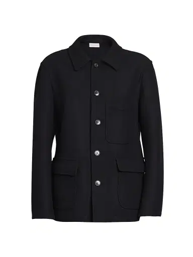Dries Van Noten Men's Braxton Button-Front Jacket | Thumbnail 1 Dries Van Noten Men's Braxton Button-Front Jacket | Thumbnail 1