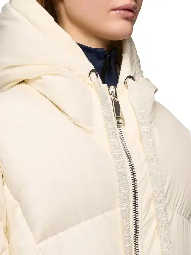KhrisJoy Women's Iconic Milano Down Puffer Jacket - Butter - Size 8 | Thumbnail 5