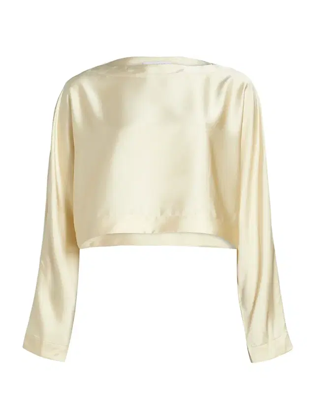 Nonchalant Label Women's Cristiana Satin Top - Pastel Yellow