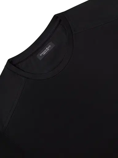 Stefano Ricci Men's Logo Cotton T-Shirt - Black | Thumbnail 5