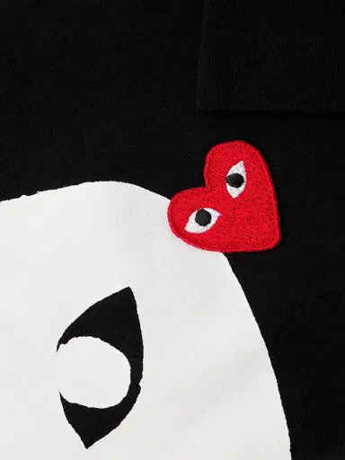 Comme des Garçons PLAY Men Large Heart Cotton Tee | Thumbnail 6