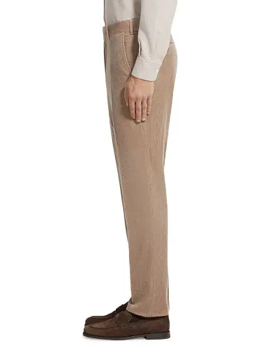 Zegna Men's Cashmere Wool and Silk Blend Pants - Light Taupe - Size 38 | Thumbnail 3 Zegna Men's Cashmere Wool and Silk Blend Pants - Light Taupe - Size 38 | Thumbnail 3
