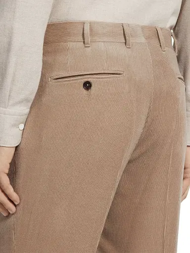 Zegna Men's Cashmere Wool and Silk Blend Pants - Light Taupe - Size 38 | Thumbnail 5 Zegna Men's Cashmere Wool and Silk Blend Pants - Light Taupe - Size 38 | Thumbnail 5