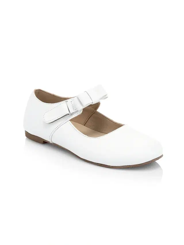 Baby's, Little Girl's & Girl's Charlotte Mary Jane Flats - White - Size 11.5 (Child)