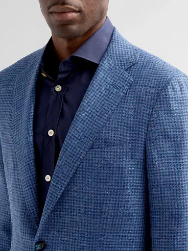 Kiton Men's Cashmere Houndstooth Sport Coat | Thumbnail 5 Kiton Men's Cashmere Houndstooth Sport Coat | Thumbnail 5