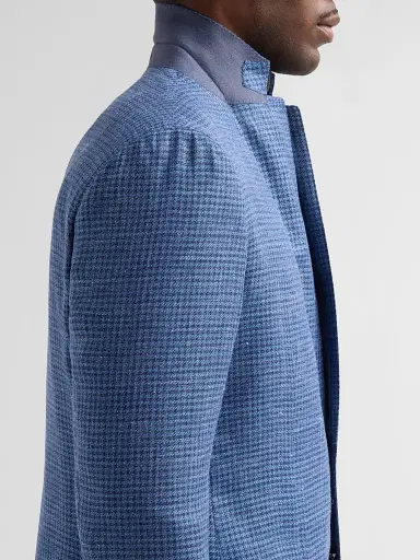 Kiton Men's Cashmere Houndstooth Sport Coat | Thumbnail 7 Kiton Men's Cashmere Houndstooth Sport Coat | Thumbnail 7
