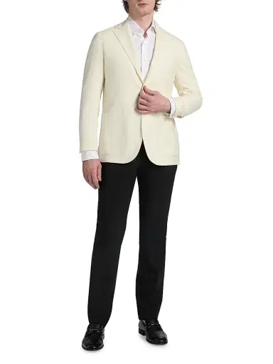Sartorio Napoli Men's Virgin Wool Single-Breasted Sport Coat | Thumbnail 2