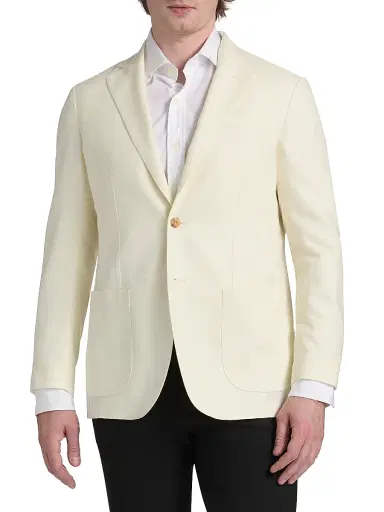 Sartorio Napoli Men's Virgin Wool Single-Breasted Sport Coat | Thumbnail 3