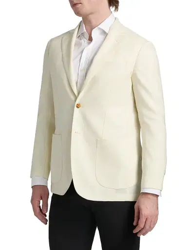 Sartorio Napoli Men's Virgin Wool Single-Breasted Sport Coat | Thumbnail 4