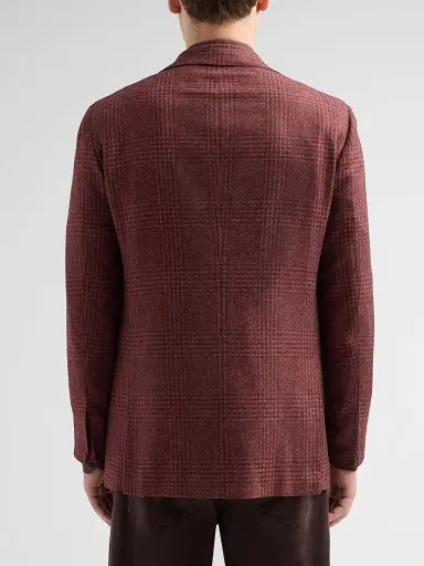 Kiton Men's Plaid Cashmere-Cotton-Silk Sport Coat | Thumbnail 3