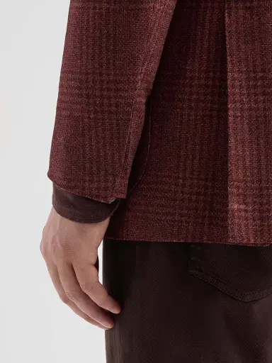 Kiton Men's Plaid Cashmere-Cotton-Silk Sport Coat | Thumbnail 8