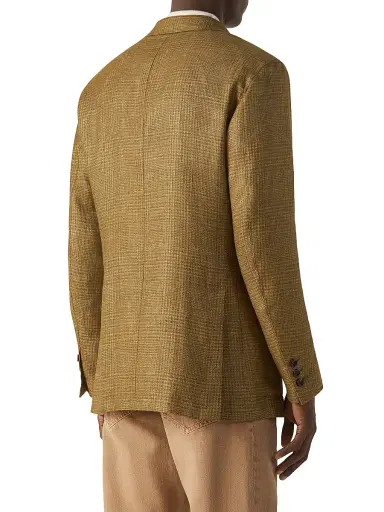 Zegna Men's Cashmere Linen and Silk Jacket | Thumbnail 3
