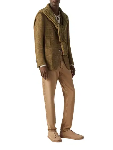 Zegna Men's Cashmere Linen and Silk Jacket | Thumbnail 6