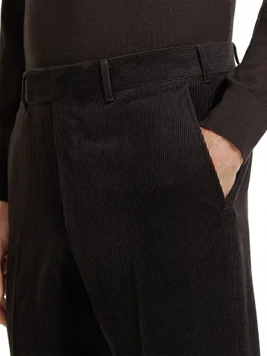 Zegna Men's Cashmere Wool and Silk Blend Pants - Dark Brown - Size 36 | Thumbnail 5 Zegna Men's Cashmere Wool and Silk Blend Pants - Dark Brown - Size 36 | Thumbnail 5