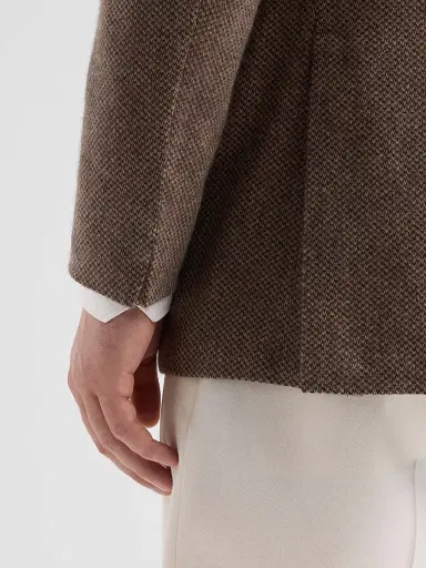 Kiton Men's Woven Cashmere Sport Coat | Thumbnail 8
