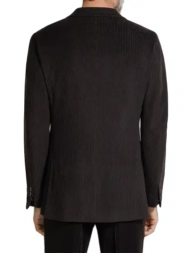 Zegna Men's Cashmere Wool and Silk Blend Jacket | Thumbnail 3 Zegna Men's Cashmere Wool and Silk Blend Jacket | Thumbnail 3