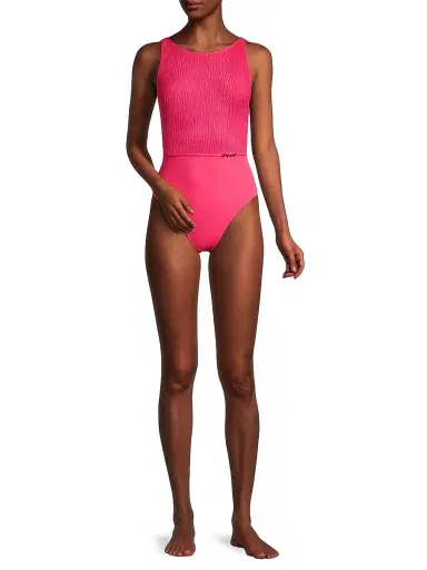 Shan Women's Dahlia One-Piece Swimsuit - Pink - Size 8 | Thumbnail 2