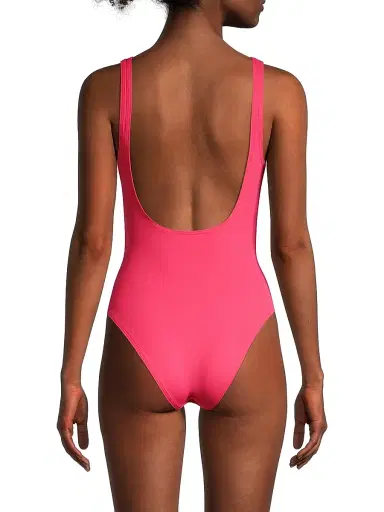Shan Women's Dahlia One-Piece Swimsuit - Pink - Size 8 | Thumbnail 4