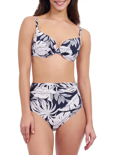 Gottex Swimwear Women's Malaya Floral Bikini Top - Navy White - Size 36D | Thumbnail 1 Gottex Swimwear Women's Malaya Floral Bikini Top - Navy White - Size 36D | Thumbnail 1