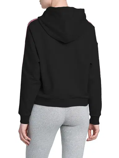 MOSCHINO Women's Stretch-Cotton Knit Hoodie | Thumbnail 3 MOSCHINO Women's Stretch-Cotton Knit Hoodie | Thumbnail 3