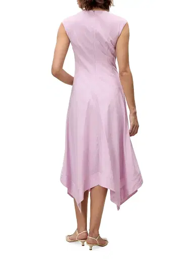 REBECCA TAYLOR Women's Allegra Stripe Midi-Dress - Wisteria - Size 8 | Thumbnail 4 REBECCA TAYLOR Women's Allegra Stripe Midi-Dress - Wisteria - Size 8 | Thumbnail 4