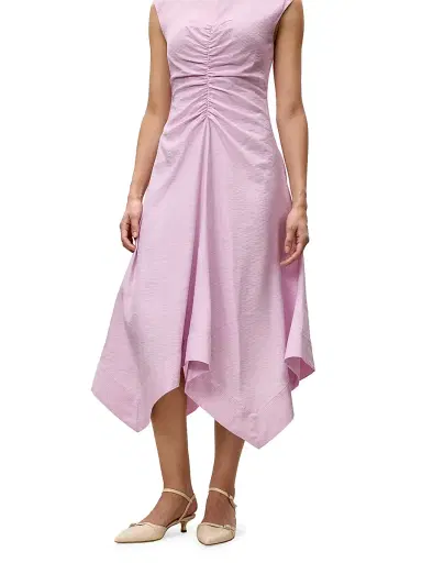 REBECCA TAYLOR Women's Allegra Stripe Midi-Dress - Wisteria - Size 8 | Thumbnail 6 REBECCA TAYLOR Women's Allegra Stripe Midi-Dress - Wisteria - Size 8 | Thumbnail 6