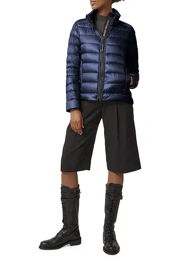 Canada Goose Women's Cypress Quilted Down Jacket - Atlantic Navy - Size XS | Thumbnail 2