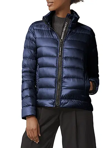 Canada Goose Women's Cypress Quilted Down Jacket - Atlantic Navy - Size XS | Thumbnail 3