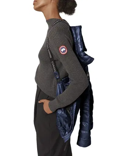 Canada Goose Women's Cypress Quilted Down Jacket - Atlantic Navy - Size XS | Thumbnail 6