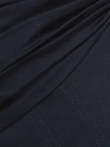 AMUR Women's Monika Cotton Twill Minidress - Navy Sapphire | Thumbnail 7