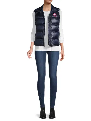 Canada Goose Women's Cypress Vest - Atlantic Navy - Size XS | Thumbnail 2