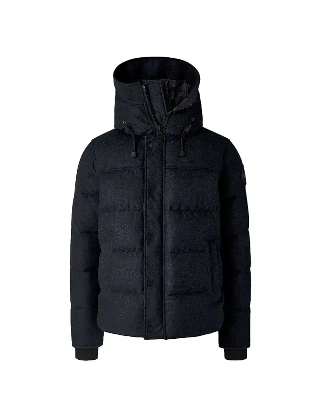 Canada Goose Men's Macmillan Hooded Down Wool Parka - Atlantic Navy