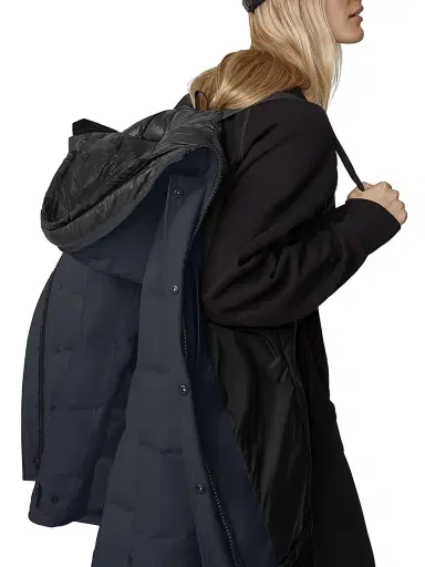 Canada Goose Women's Shelburne Parka - Atlantic Navy - Size XS | Thumbnail 6 Canada Goose Women's Shelburne Parka - Atlantic Navy - Size XS | Thumbnail 6