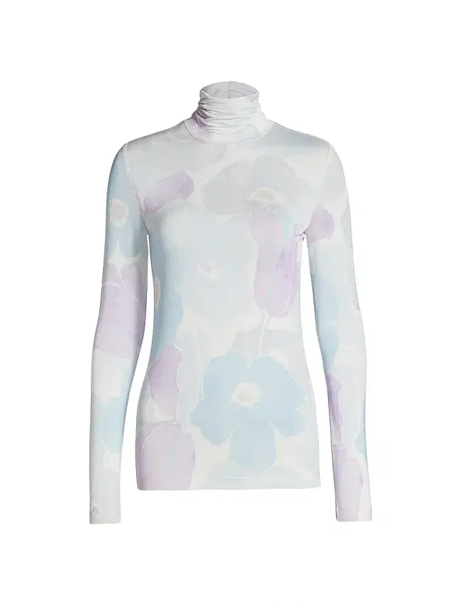 St. John Women's Floral Watercolor Top