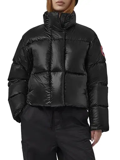 Canada Goose Women's Cypress Cropped Puffer Coat - Black - Size Large | Thumbnail 3 Canada Goose Women's Cypress Cropped Puffer Coat - Black - Size Large | Thumbnail 3