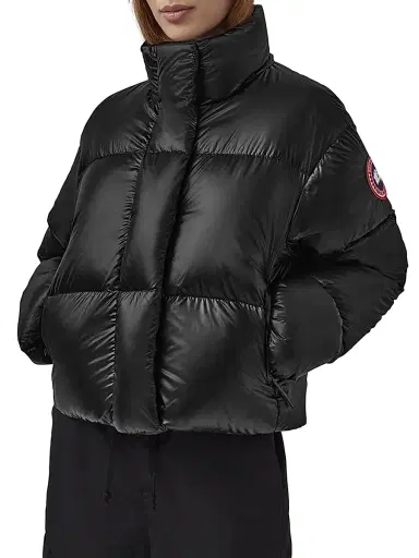 Canada Goose Women's Cypress Cropped Puffer Coat - Black - Size Large | Thumbnail 4 Canada Goose Women's Cypress Cropped Puffer Coat - Black - Size Large | Thumbnail 4