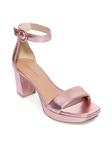 Bernardo Women's Carla Leather Platform Sandals - Light Pink - Size 6 | Thumbnail 2