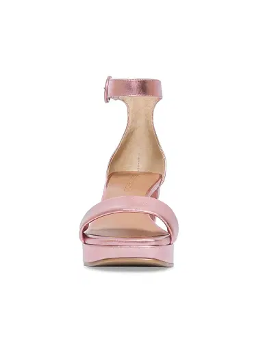 Bernardo Women's Carla Leather Platform Sandals - Light Pink - Size 6 | Thumbnail 4