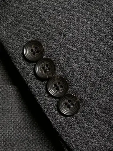 Saks Fifth Avenue Men's Slim-Fit Wool Single-Breasted Suit - Gunmetal - Size 50 | Thumbnail 7 Saks Fifth Avenue Men's Slim-Fit Wool Single-Breasted Suit - Gunmetal - Size 50 | Thumbnail 7