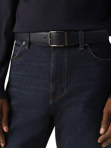 Zegna Men's Reversible Leather Belt | Thumbnail 2 Zegna Men's Reversible Leather Belt | Thumbnail 2