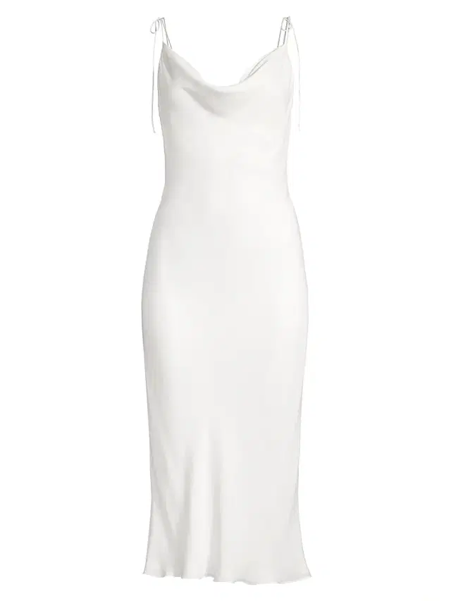Kiki de Montparnasse Women's Tie Strap Midi Slip Dress -