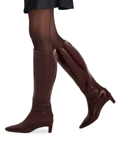 Bernardo Women's Eton Knee High Boots - Chocolate Wine - Size 9.5 | Thumbnail 6