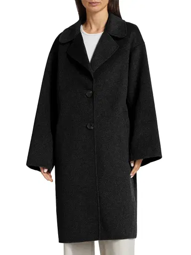 Mercer Collective Women's Kelly Long Wool Cocoon Coat | Thumbnail 3 Mercer Collective Women's Kelly Long Wool Cocoon Coat | Thumbnail 3